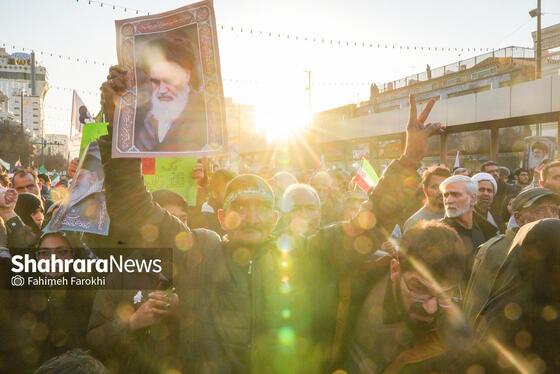 گزارش تصویری | مراسم تشییع پیکر شهدای مدافع امنیت در مشهد (۲۲ دی ۱۴۰۴) - ۵