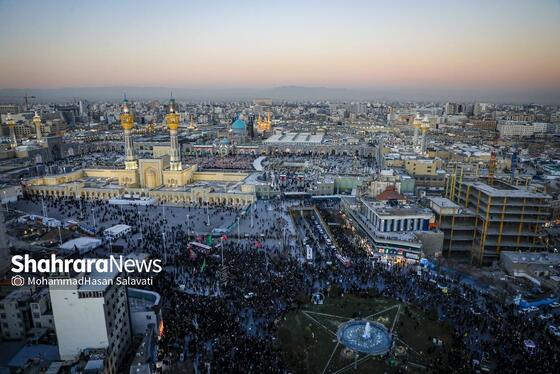 گزارش تصویری | وداع با پیکر مطهر شهدای مدافع امنیت در حرم مطهر امام‌رضا(ع)