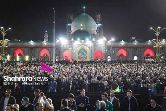 گزارش تصویری | وداع با پیکر مطهر شهدای مدافع امنیت در حرم مطهر امام‌رضا(ع)