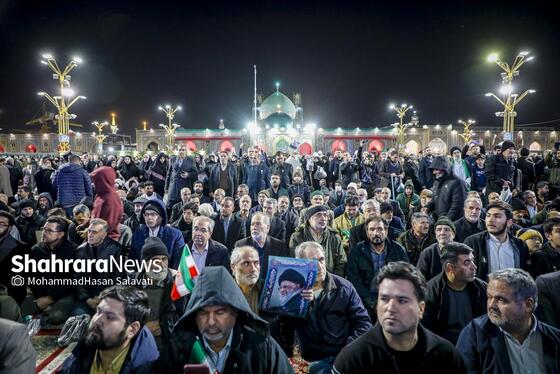 گزارش تصویری | وداع با پیکر مطهر شهدای مدافع امنیت در حرم مطهر امام‌رضا(ع)