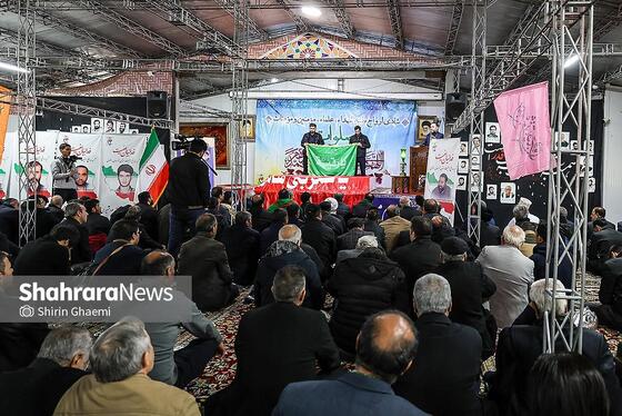 گزارش تصویری | مراسم تدفین پیکرهای شهدای مدافع امنیت در آرامستان بهشت‌رضا(ع) مشهد