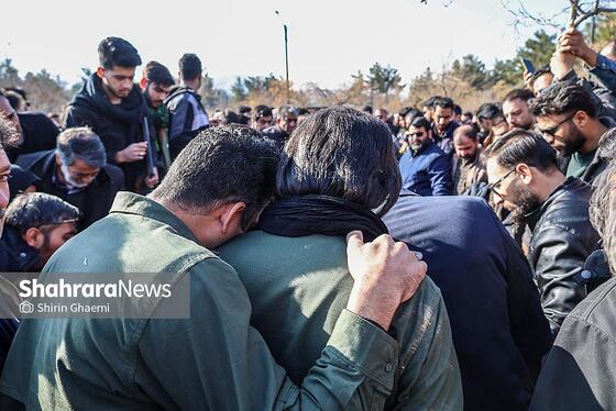 گزارش تصویری | مراسم تدفین پیکرهای شهدای مدافع امنیت در آرامستان بهشت‌رضا(ع) مشهد