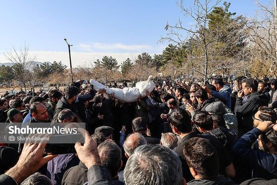 گزارش تصویری | مراسم تدفین پیکرهای شهدای مدافع امنیت در آرامستان بهشت‌رضا(ع) مشهد