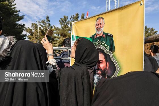 گزارش تصویری | مراسم تدفین پیکرهای شهدای مدافع امنیت در آرامستان بهشت‌رضا(ع) مشهد