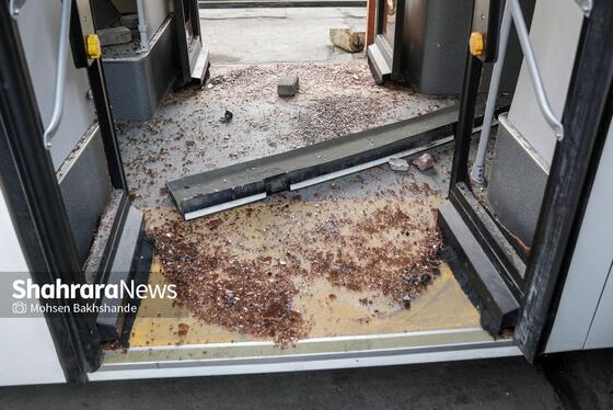 گزارش تصویری | آغاز بازسازی اتوبوس‌های آسیب‌دیده در اغتشاشات اخیر