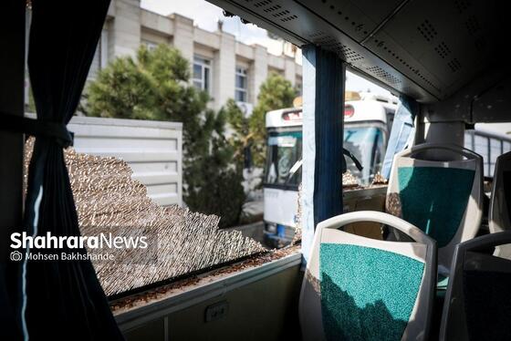 گزارش تصویری | آغاز بازسازی اتوبوس‌های آسیب‌دیده در اغتشاشات اخیر