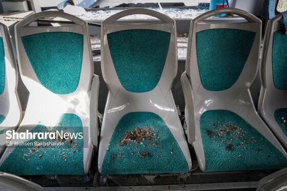 گزارش تصویری | آغاز بازسازی اتوبوس‌های آسیب‌دیده در اغتشاشات اخیر