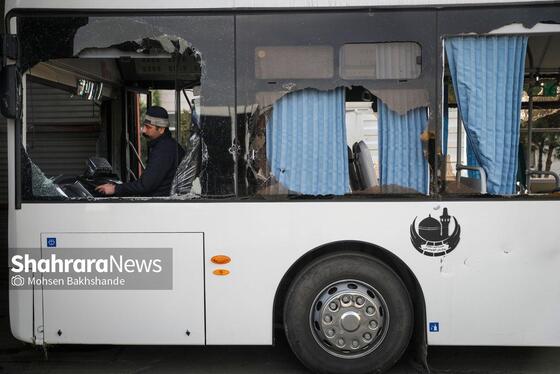 گزارش تصویری | آغاز بازسازی اتوبوس‌های آسیب‌دیده در اغتشاشات اخیر