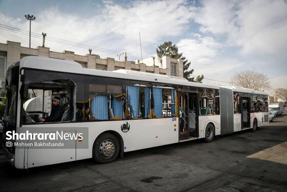 گزارش تصویری | آغاز بازسازی اتوبوس‌های آسیب‌دیده در اغتشاشات اخیر