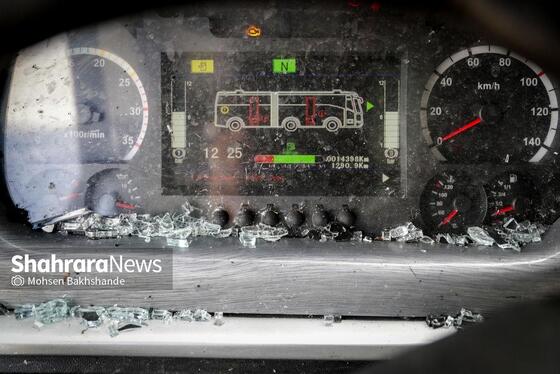 گزارش تصویری | آغاز بازسازی اتوبوس‌های آسیب‌دیده در اغتشاشات اخیر