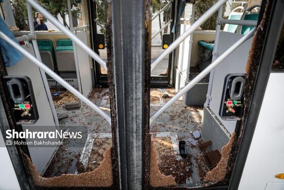 گزارش تصویری | آغاز بازسازی اتوبوس‌های آسیب‌دیده در اغتشاشات اخیر