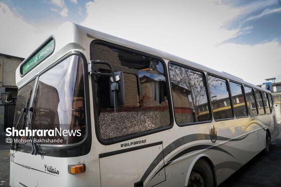 گزارش تصویری | آغاز بازسازی اتوبوس‌های آسیب‌دیده در اغتشاشات اخیر