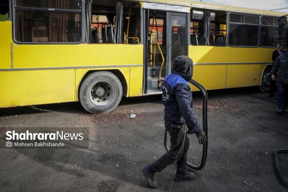 گزارش تصویری | آغاز بازسازی اتوبوس‌های آسیب‌دیده در اغتشاشات اخیر