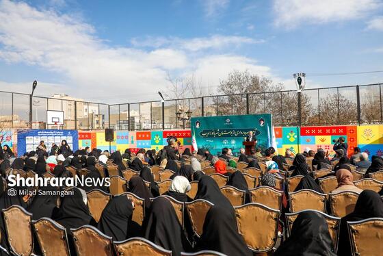 گزارش تصویری | افتتاح بوستان بانوان «شهربانو ادیب»