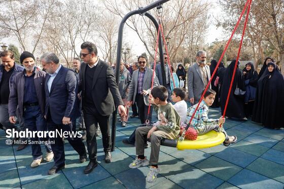 گزارش تصویری | افتتاح بوستان بانوان «شهربانو ادیب»