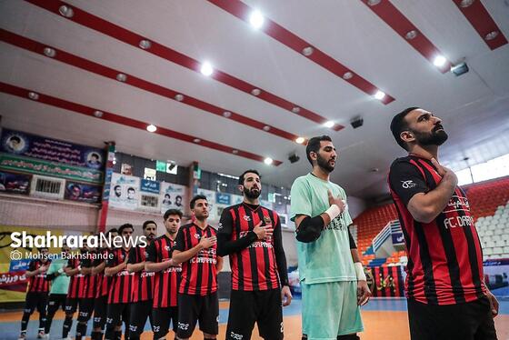 گزارش تصویری | لیگ دسته اول فوتسال | مسابقه بازرگانی دائم‌پناه مشهد و عمران‌بتن اکباتان همدان