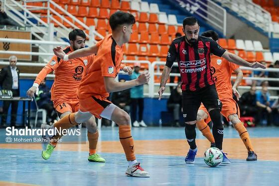 گزارش تصویری | لیگ دسته اول فوتسال | مسابقه بازرگانی دائم‌پناه مشهد و عمران‌بتن اکباتان همدان