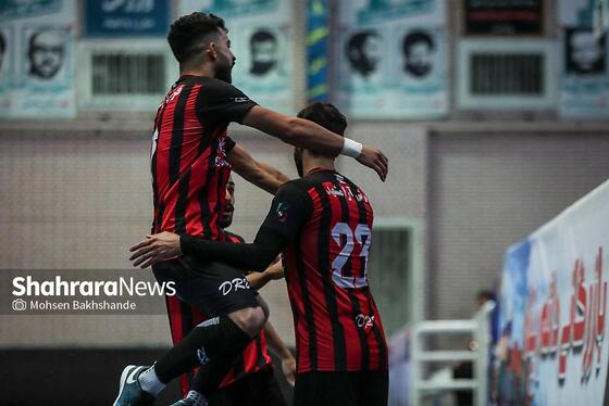 گزارش تصویری | لیگ دسته اول فوتسال | مسابقه بازرگانی دائم‌پناه مشهد و عمران‌بتن اکباتان همدان