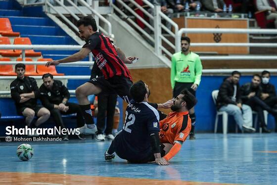 گزارش تصویری | لیگ دسته اول فوتسال | مسابقه بازرگانی دائم‌پناه مشهد و عمران‌بتن اکباتان همدان