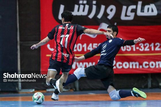 گزارش تصویری | لیگ دسته اول فوتسال | مسابقه بازرگانی دائم‌پناه مشهد و عمران‌بتن اکباتان همدان
