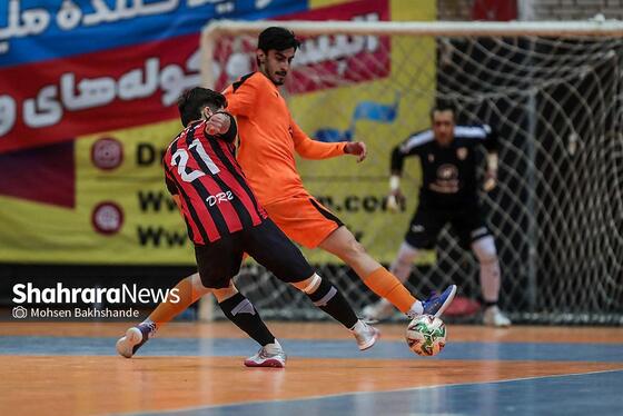 گزارش تصویری | لیگ دسته اول فوتسال | مسابقه بازرگانی دائم‌پناه مشهد و عمران‌بتن اکباتان همدان