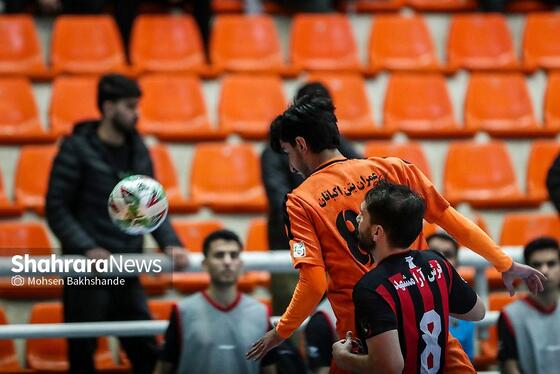 گزارش تصویری | لیگ دسته اول فوتسال | مسابقه بازرگانی دائم‌پناه مشهد و عمران‌بتن اکباتان همدان