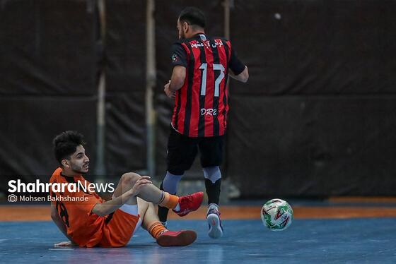 گزارش تصویری | لیگ دسته اول فوتسال | مسابقه بازرگانی دائم‌پناه مشهد و عمران‌بتن اکباتان همدان