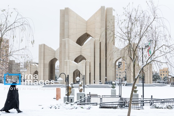 گزارش تصویری | برف در تبریز