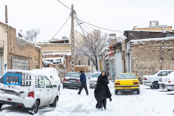 گزارش تصویری | برف در تبریز