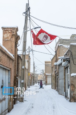 گزارش تصویری | برف در تبریز