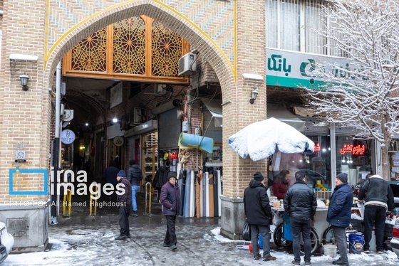 گزارش تصویری | برف در تبریز