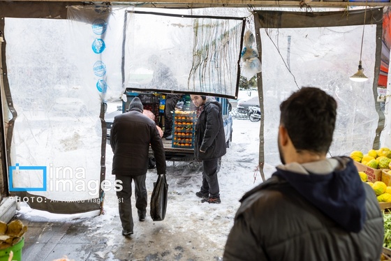 گزارش تصویری | برف در تبریز