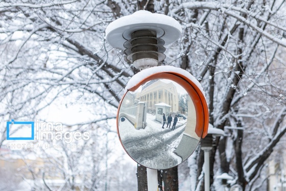 گزارش تصویری | برف در تبریز