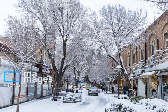 گزارش تصویری | برف در تبریز