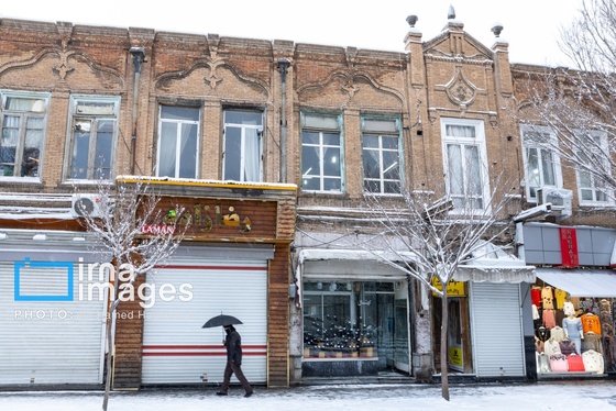 گزارش تصویری | برف در تبریز