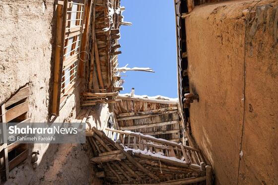 گزارش تصویری | طبیعت زمستانی روستای کنگ