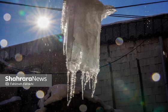 گزارش تصویری | طبیعت زمستانی روستای کنگ