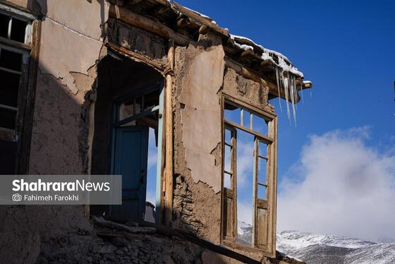 گزارش تصویری | طبیعت زمستانی روستای کنگ