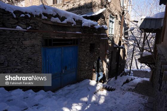 گزارش تصویری | طبیعت زمستانی روستای کنگ