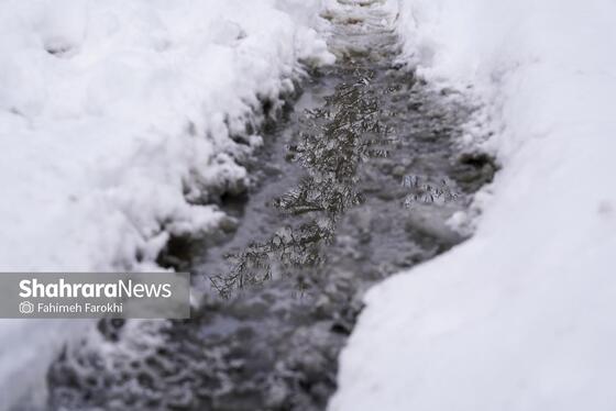 گزارش تصویری | طبیعت زمستانی روستای کنگ