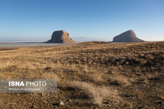 گزارش تصویری | قلعه کاظم داشی؛ اثر تاریخی در سایه خشکی دریاچه ارومیه