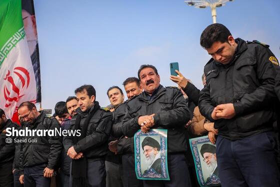 گزارش تصویری | مراسم تشییع پیکر شهید «عیسی علیپور» از شهدای خدمت شهرداری مشهد ۱