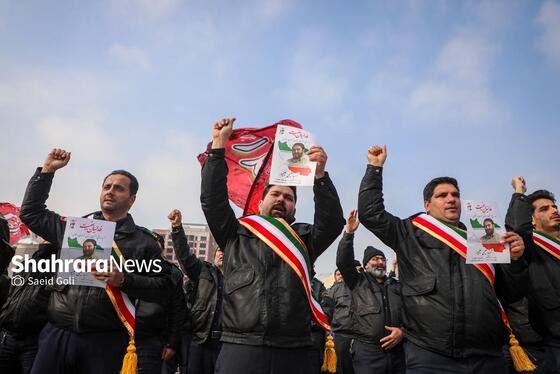 گزارش تصویری | مراسم تشییع پیکر شهید «عیسی علیپور» از شهدای خدمت شهرداری مشهد ۱