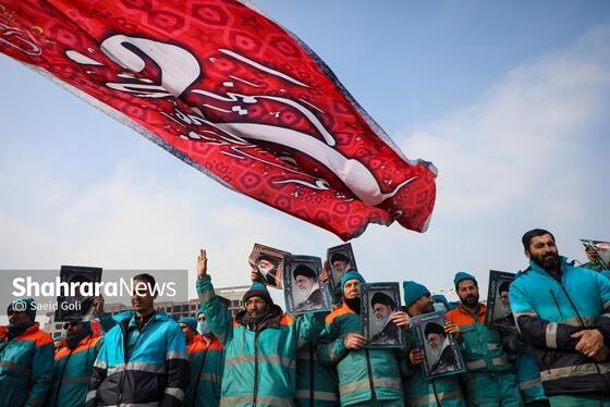 گزارش تصویری | مراسم تشییع پیکر شهید «عیسی علیپور» از شهدای خدمت شهرداری مشهد ۱