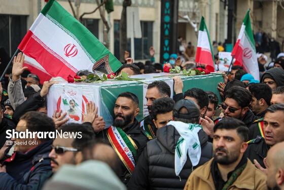 گزارش تصویری | مراسم تشییع پیکر شهید «عیسی علیپور» از شهدای خدمت شهرداری مشهد ۱