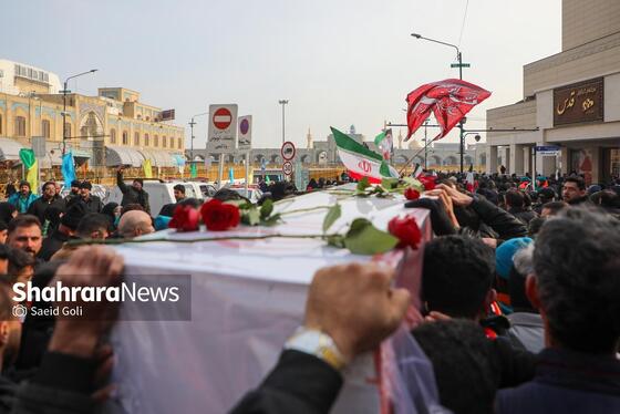 گزارش تصویری | مراسم تشییع پیکر شهید «عیسی علیپور» از شهدای خدمت شهرداری مشهد ۱