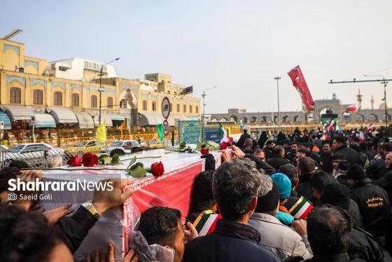 گزارش تصویری | مراسم تشییع پیکر شهید «عیسی علیپور» از شهدای خدمت شهرداری مشهد ۱