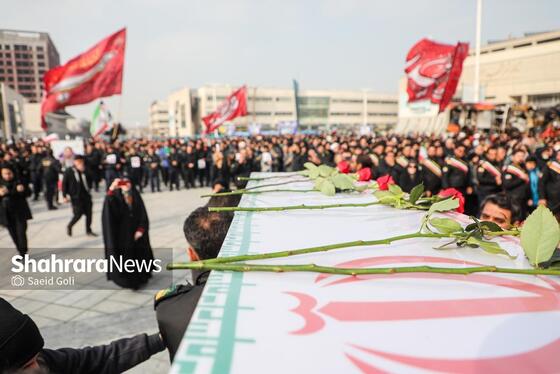 گزارش تصویری | مراسم تشییع پیکر شهید «عیسی علیپور» از شهدای خدمت شهرداری مشهد ۱