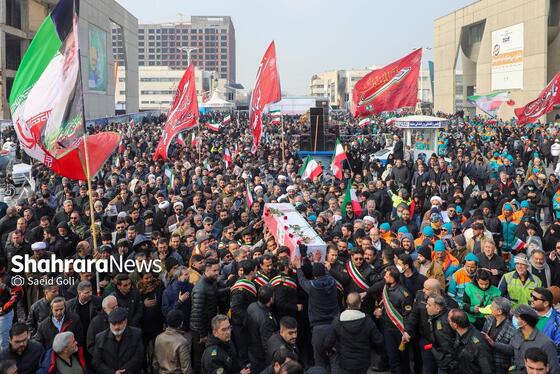گزارش تصویری | مراسم تشییع پیکر شهید «عیسی علیپور» از شهدای خدمت شهرداری مشهد ۱