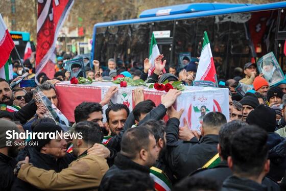 گزارش تصویری | مراسم تشییع پیکر شهید «عیسی علیپور» از شهدای خدمت شهرداری مشهد ۱